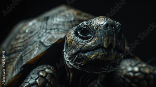 close up of a turtle