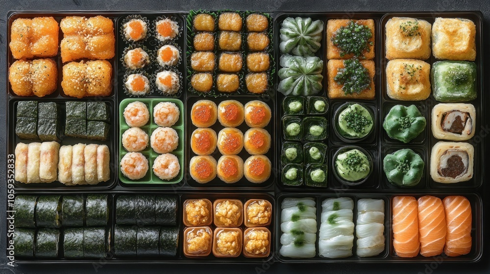 Assortment of Japanese Delicacies Assortment of Japanese Delicacies