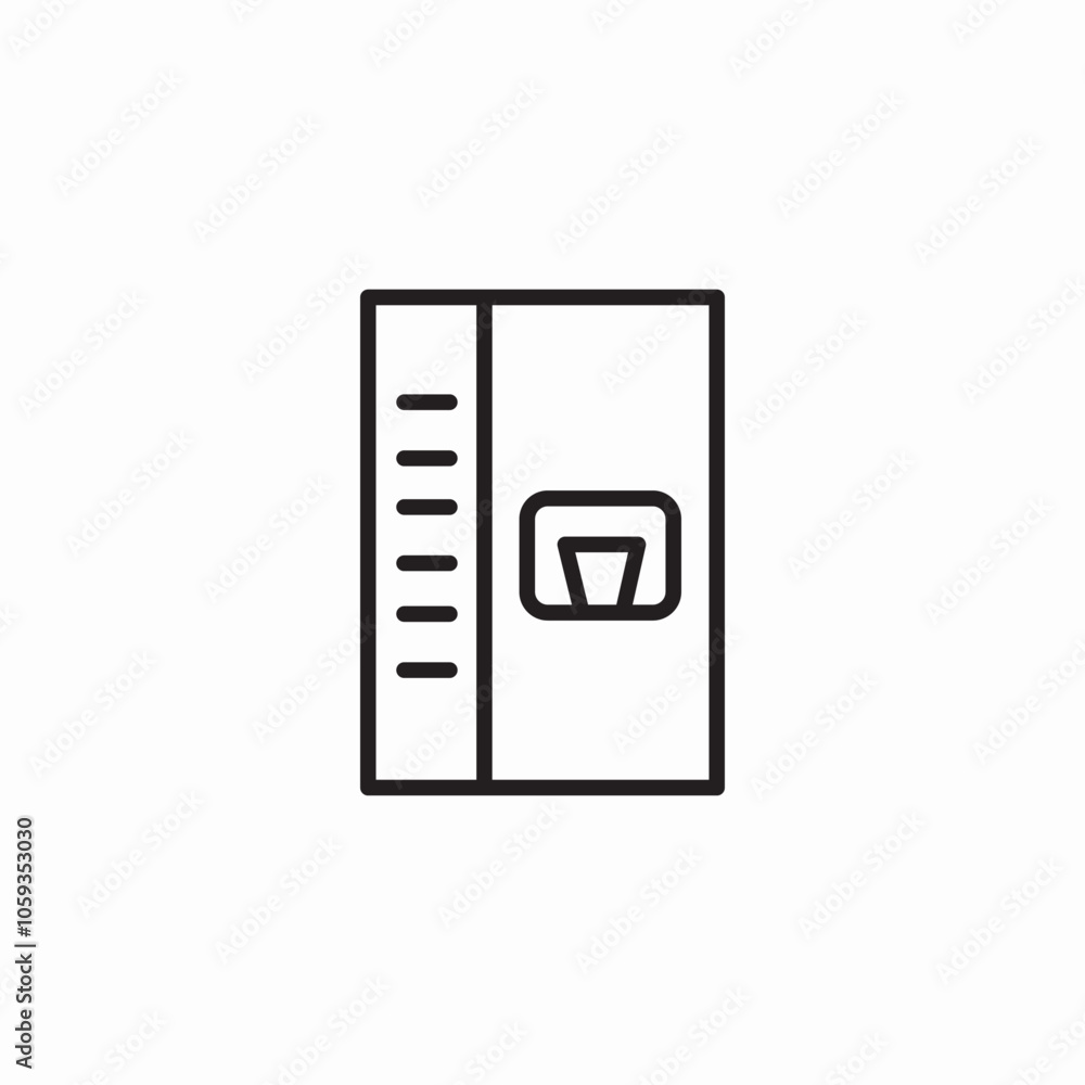 coffee vendor machine icon sign vector coffee vendor machine icon sign vector
