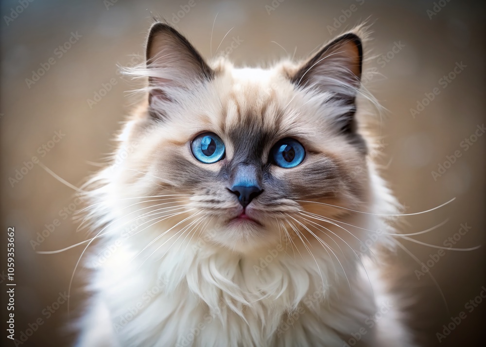 Happy Birman Cat Closeup Photography, Cute Feline Expressions, Adorable Cat Smiles, Fluffy Cat Portrait, Pet Photography, Cat Lovers, Beautiful Eyes, Playful Kittens, Animal Photography Happy Birman Cat Closeup Photography, Cute Feline Expressions, Adorable Cat Smiles, Fluffy Cat Portrait, Pet Photography, Cat Lovers, Beautiful Eyes, Playful Kittens, Animal Photography