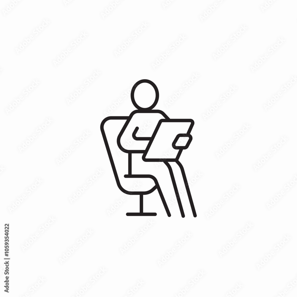 psychologist session icon sign vector psychologist session icon sign vector