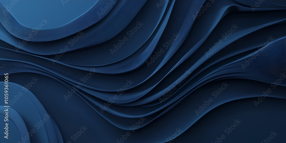 Flowing Blue Paper Waves Texture Flowing Blue Paper Waves Texture