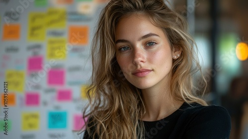 Young Woman with Blonde Hair and Blue Eyes Looking at the Camera Free Download Young Woman with Blonde Hair and Blue Eyes Looking at the Camera - GFXLoad