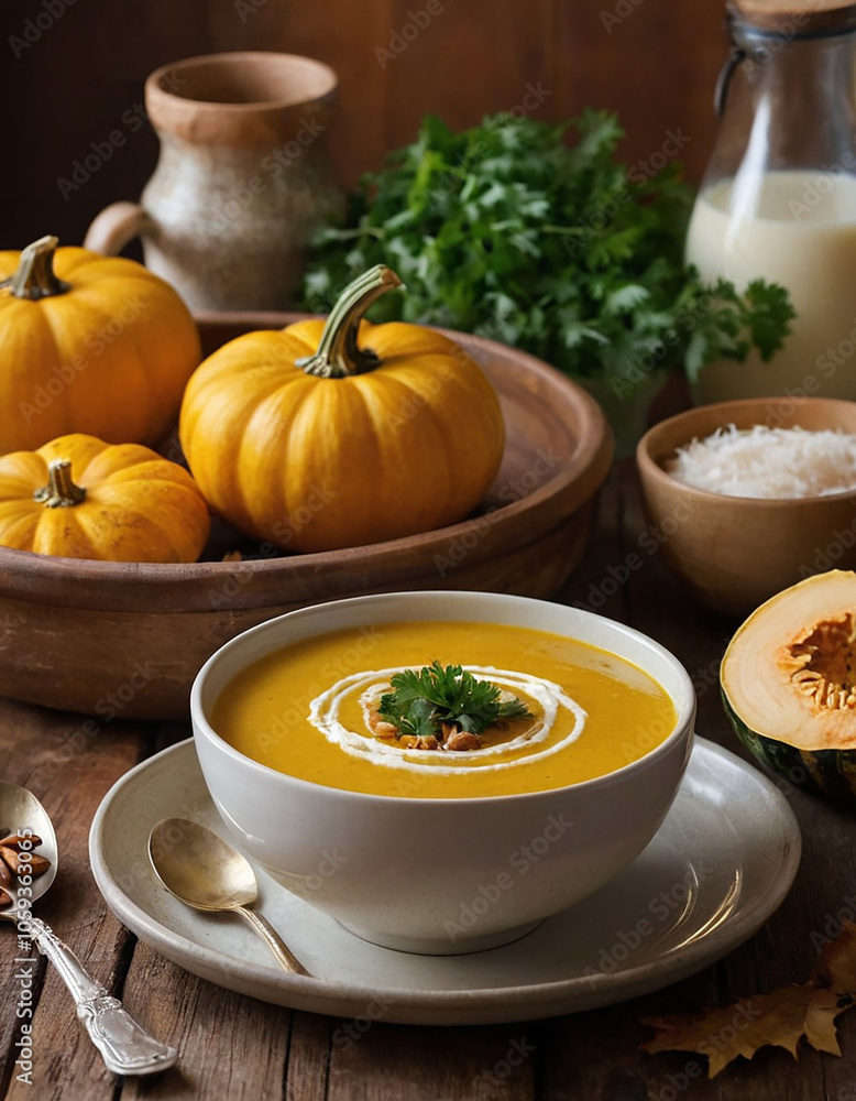 The acorn Squash Soup The acorn Squash Soup