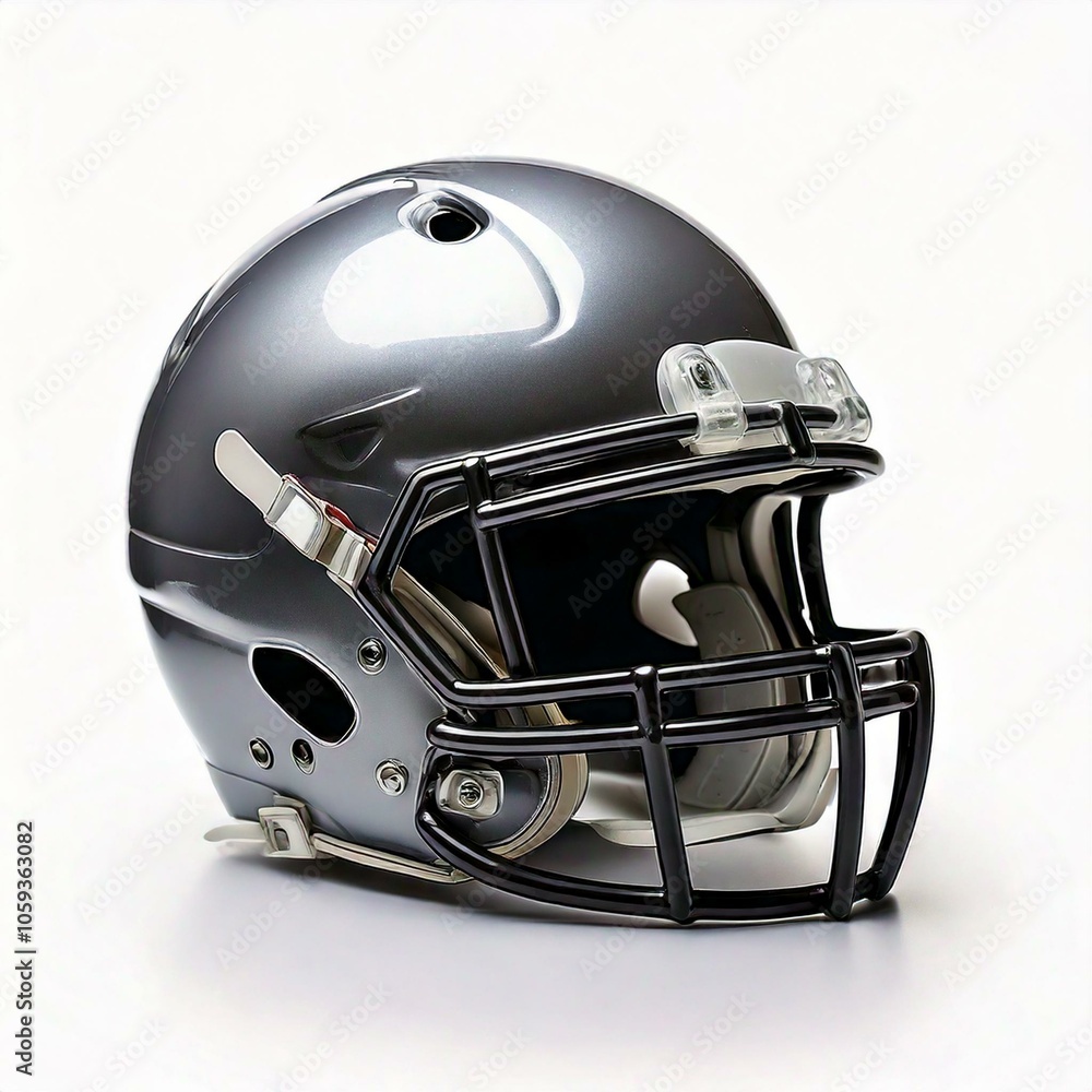 American football helmet isolated on white background American football helmet isolated on white background
