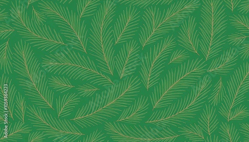 calm christmas pine tree background