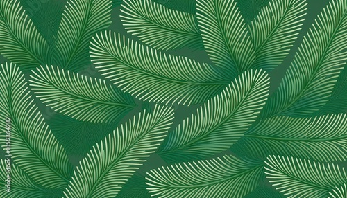 calm christmas pine tree background