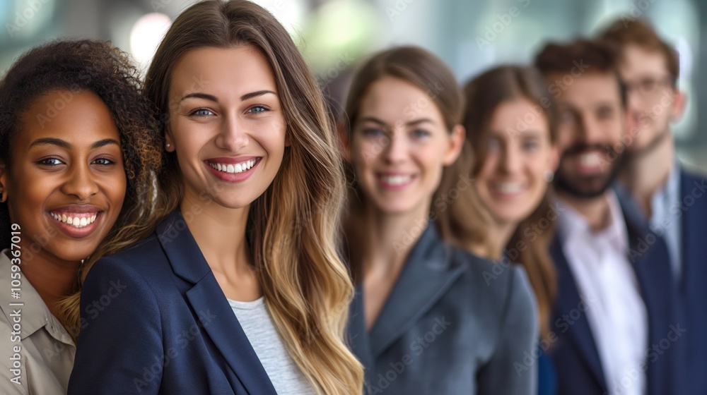 group of young business people with different ethnicity work together as a team group of young business people with different ethnicity work together as a team