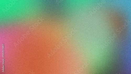 Modern Gradient Poster with Grainy Noise and Bold Colors, Artistic Poster with Smooth Gradient and Unique Grainy Texture