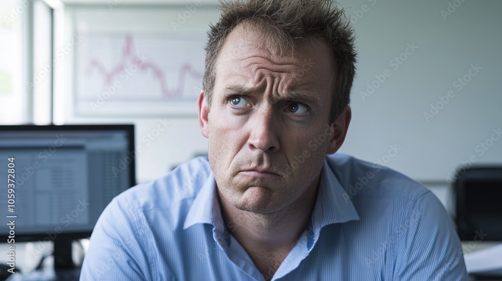 Worried investors gathered around multiple screens, analyzing financial data and market trends, reflecting the tension and uncertainty in the investment world. Worried investors gathered around multiple screens, analyzing financial data and market trends, reflecting the tension and uncertainty in the investment world.
