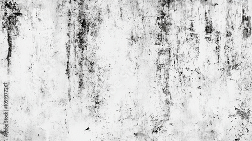 Obraz na płótnie Abstract black and white grunge texture background. Scratched, worn surface with vintage distressed effect. Old wall or cracked texture concept. w salonie