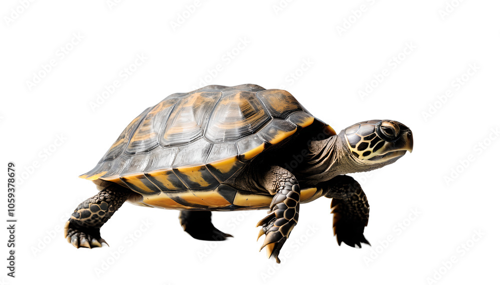 Obraz premium turtle png, turtle walking, turtle isolated on transparent background