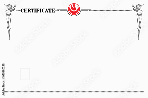 Poster, certificate, diplom karate . Old vintage paper texture background art design.