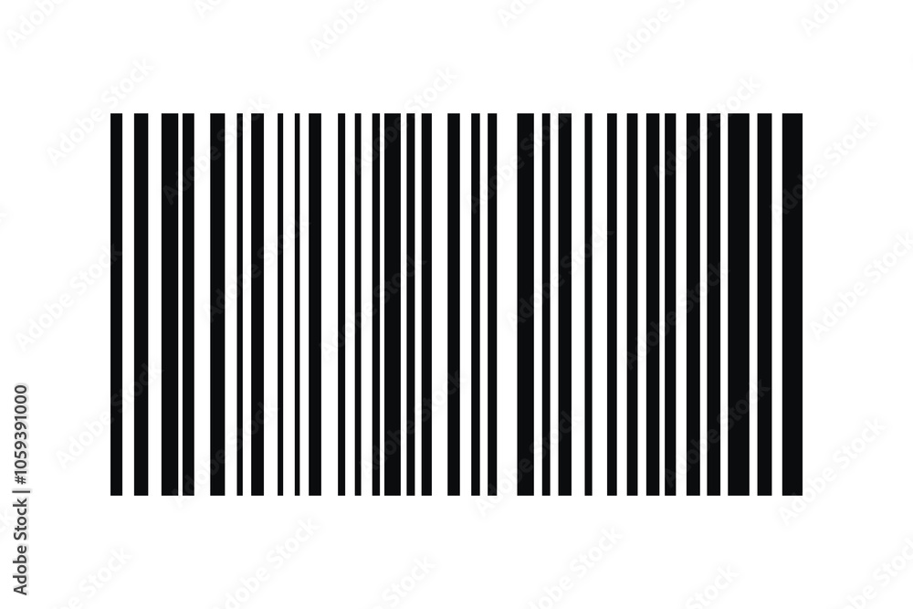 Barcode isolated on white background. Code stripes sticker. Barcode labels, customers qr code Barcode isolated on white background. Code stripes sticker. Barcode labels, customers qr code