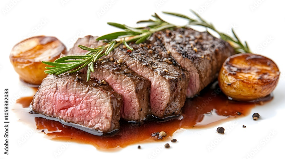 Food, Beef in Madeira Sauce, White Background, Photo Realistic, Abstract Image, Texture, Pattern Background, Wallpaper, Cover and Screen of Smartphone, PC, Laptop, 9:16 and 16:9 Format Food, Beef in Madeira Sauce, White Background, Photo Realistic, Abstract Image, Texture, Pattern Background, Wallpaper, Cover and Screen of Smartphone, PC, Laptop, 9:16 and 16:9 Format