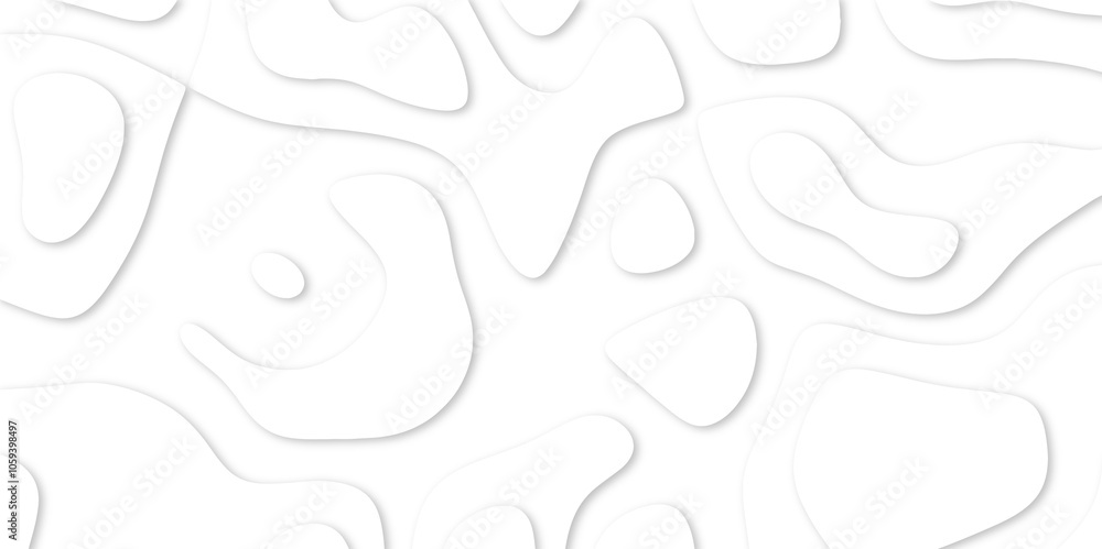 Abstract White paper cut background with lines. white line drawing geometric paper art design. 3d papercut decoration textured with wavy layers. 3d realistic design used for banner, posters. line maps Abstract White paper cut background with lines. white line drawing geometric paper art design. 3d papercut decoration textured with wavy layers. 3d realistic design used for banner, posters. line maps