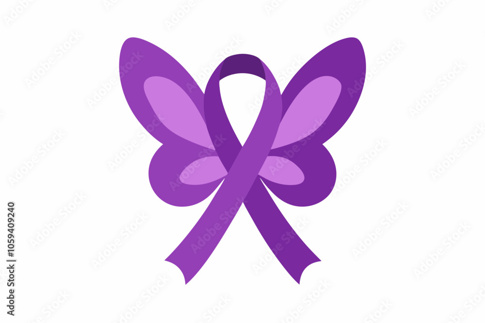 World Lupus Day butterfly ribbon vector illustration World Lupus Day butterfly ribbon vector illustration