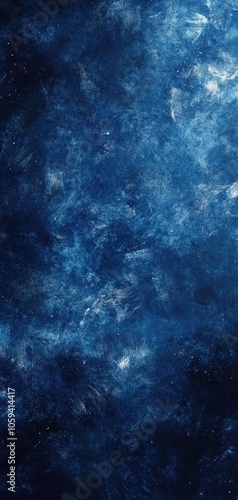 Abstract navy blue textures with twinkling stars creating a dark night sky aesthetic for wallpaper