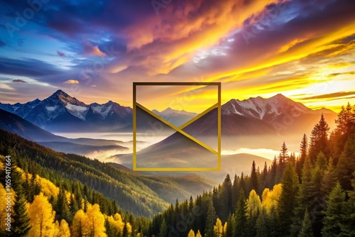 Simple and Versatile Videotron Icon for Easy Design Integration, Ideal for Landscape Photography Elements and Modern Graphic Projects photo