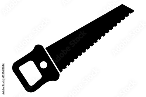 

Handsaw icon, Hand saw silhouette vector, Hand saw black symbol vector illustration.