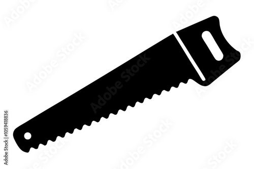 

Handsaw icon, Hand saw silhouette vector, Hand saw black symbol vector illustration.