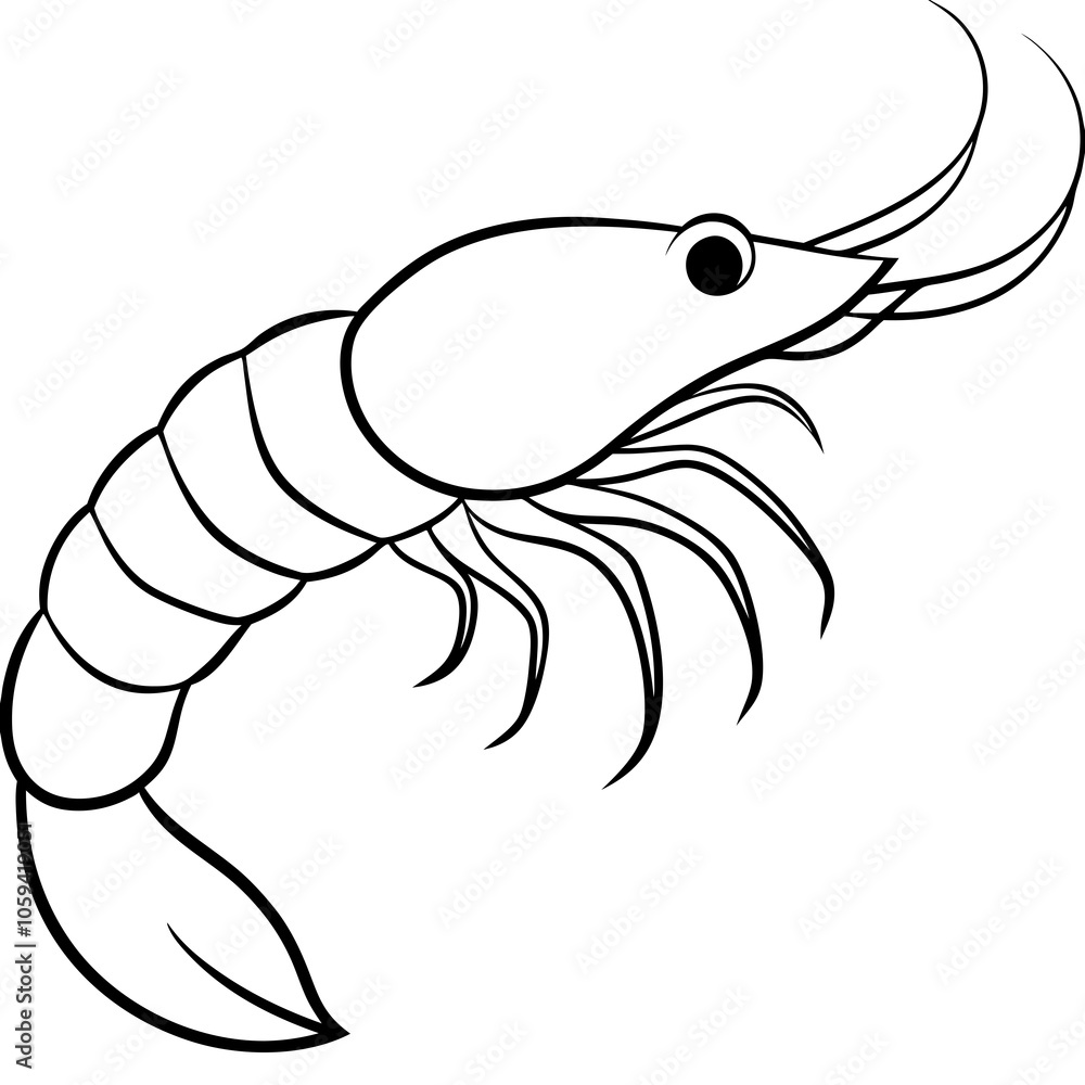 Fototapeta premium illustration of cartoon fish