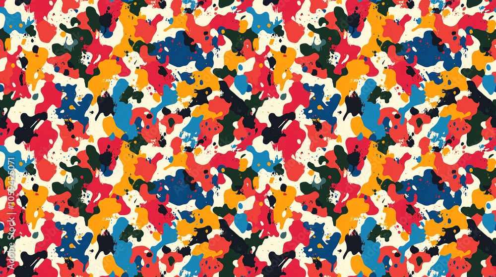 Seamless pattern of abstract plane division shapes versatile background design for art painting and educational materials Seamless pattern of abstract plane division shapes versatile background design for art painting and educational materials