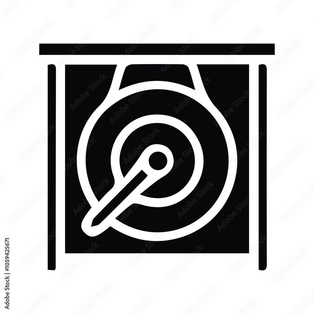 Gong icon. For the Inauguration or Opening of an Event. Asian musical percussion instrument Customizable thin line illustration. Editable stroke. Gong icon. For the Inauguration or Opening of an Event. Asian musical percussion instrument Customizable thin line illustration. Editable stroke.