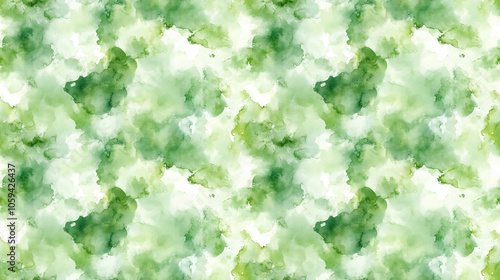 Seamless abstract watercolor pattern in light green shades perfect for presentations and invitations multicolor gradient background