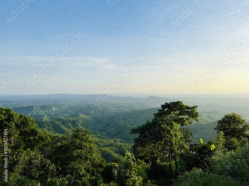 view from the top of the mountain