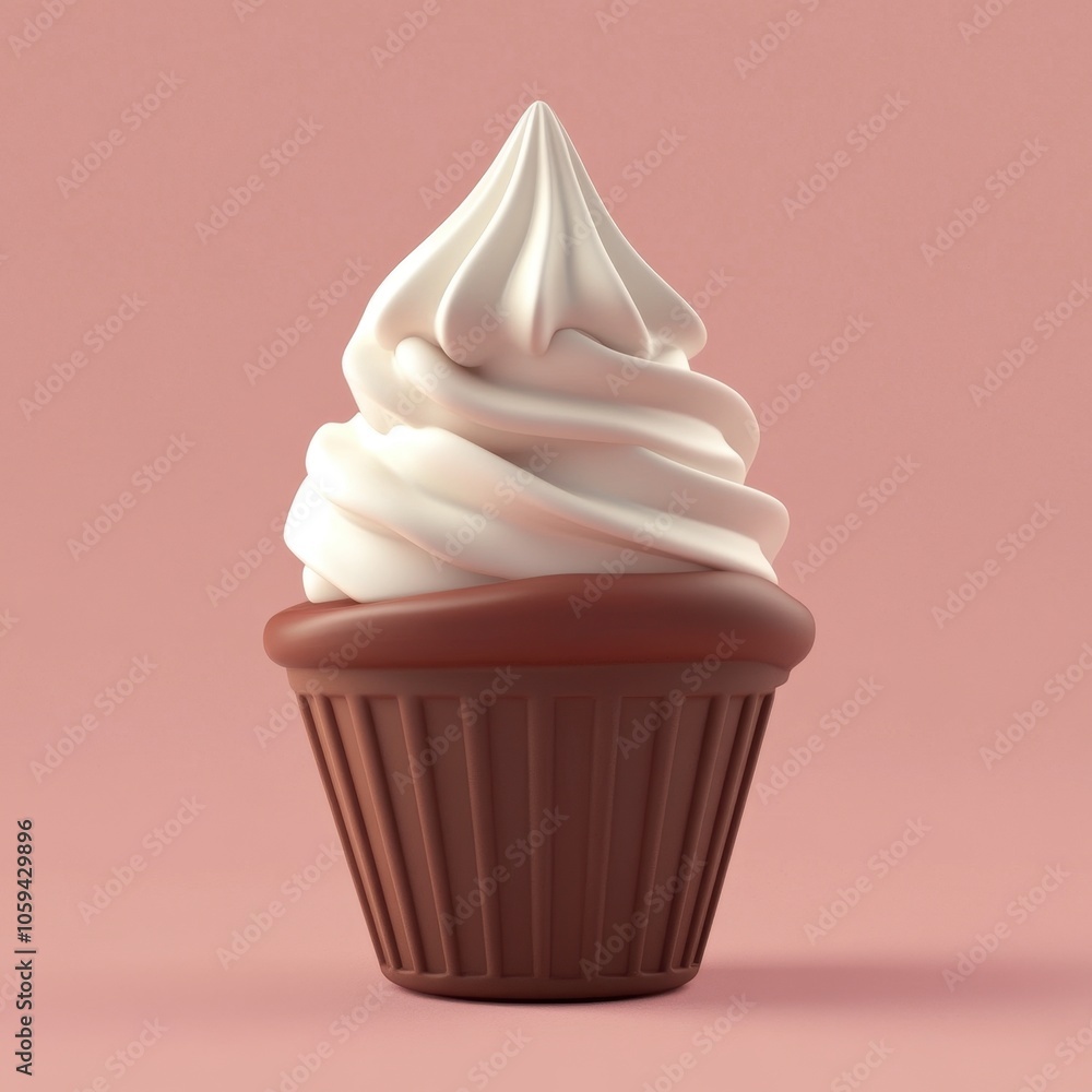 Delectable Frozen Delight: A Cupcake Masterpiece Delectable Frozen Delight: A Cupcake Masterpiece