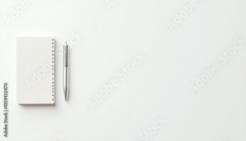 notebook and pen