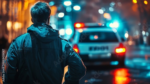 A police officer arresting someone for drug possession, showing the criminal consequences of substance abuse