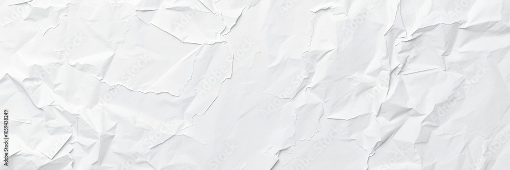 Close-up of crumpled paper with intricate fold texture, concept, creative, intricate Close-up of crumpled paper with intricate fold texture, concept, creative, intricate