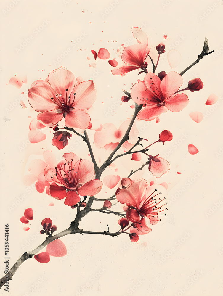 Fototapeta premium red autumn leaves
