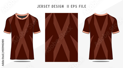 Soccer jersey sublimation print sport t shirt design