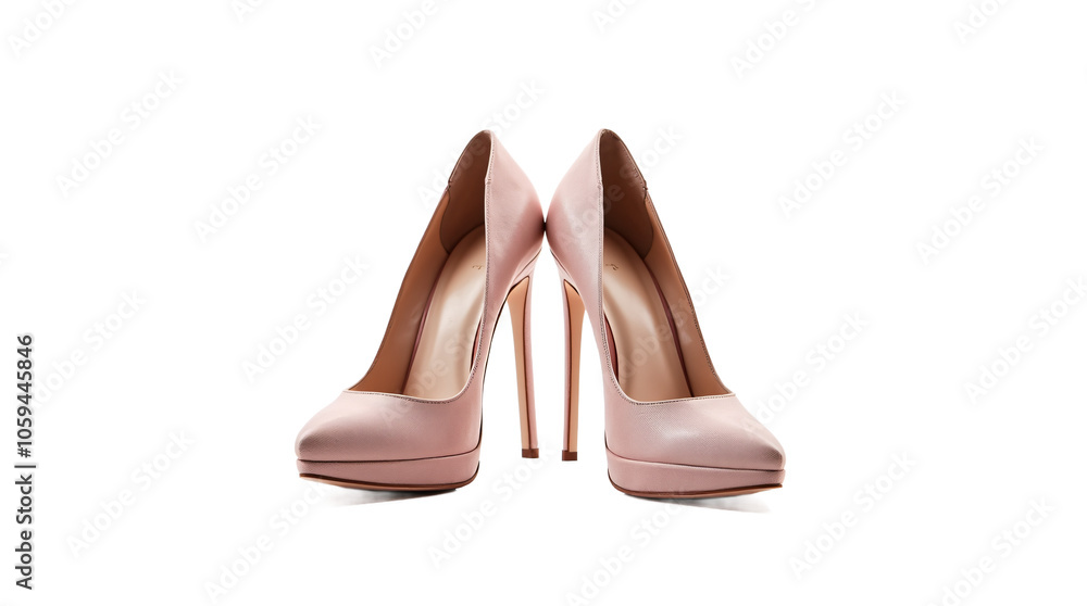 High Pink Heels on Transparent Background (PNG). High Pink Heels on Transparent Background (PNG).