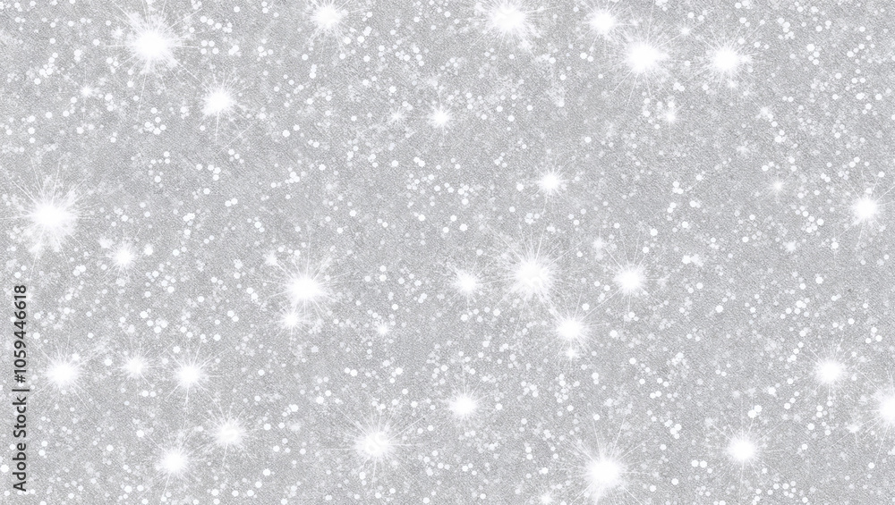 A dazzling abstract shimmering white background with sparkles