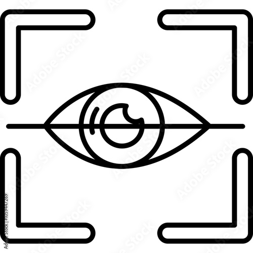 Eye scanner Icon