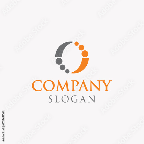 People connection link logo design business name ideas icon vector editable 