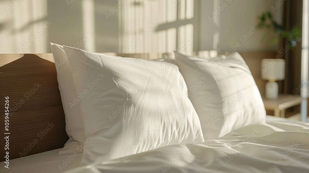 bed with pillows bed with pillows