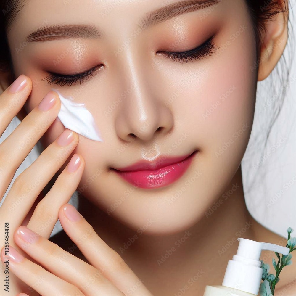 Obraz premium Gesichtspflege