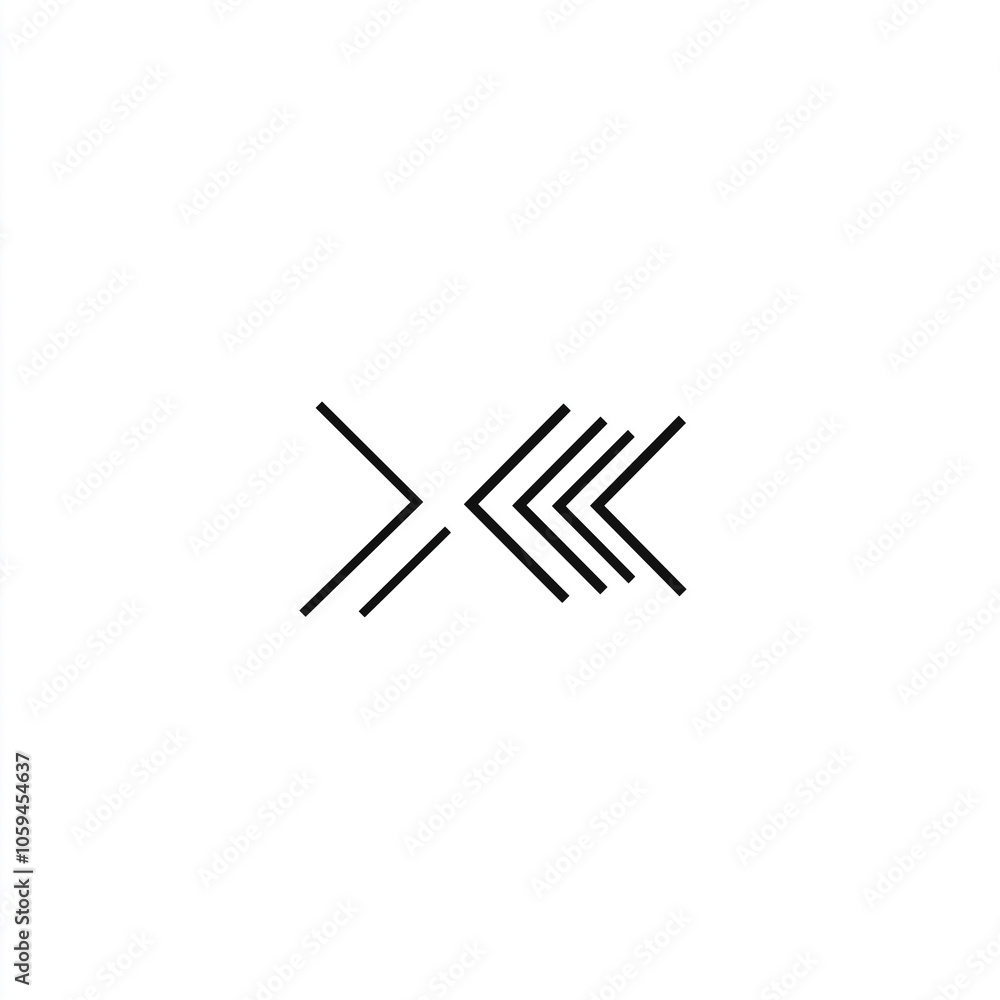 Abstract Geometric Arrow Design Minimalist Black and White Abstract Geometric Arrow Design Minimalist Black and White
