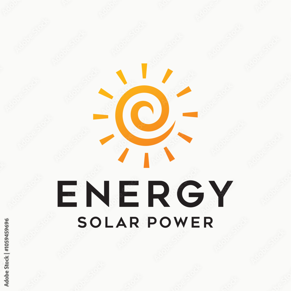 Energy solar power sun shine nature logo design business name ideas icon vector editable Energy solar power sun shine nature logo design business name ideas icon vector editable