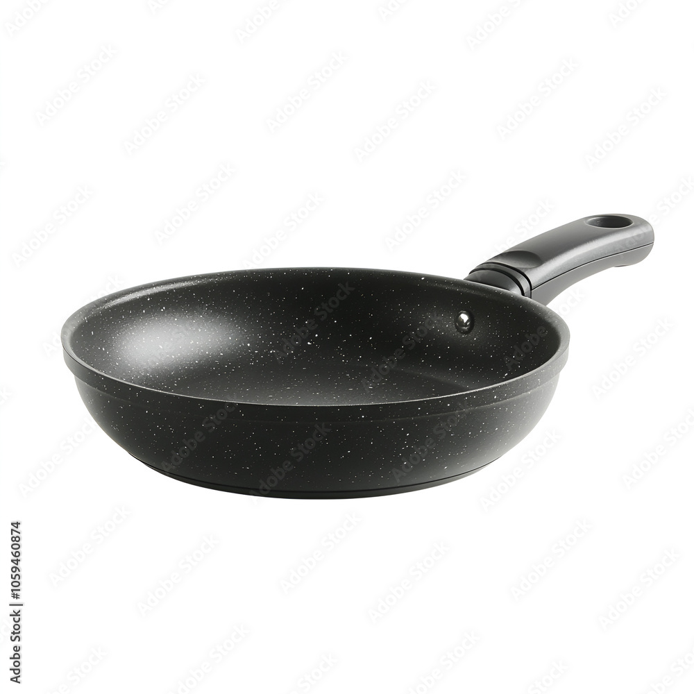 A non-stick frying pan with a smooth surface and ergonomic handle, ideal for cooking various dishes in any kitchen setting A non-stick frying pan with a smooth surface and ergonomic handle, ideal for cooking various dishes in any kitchen setting