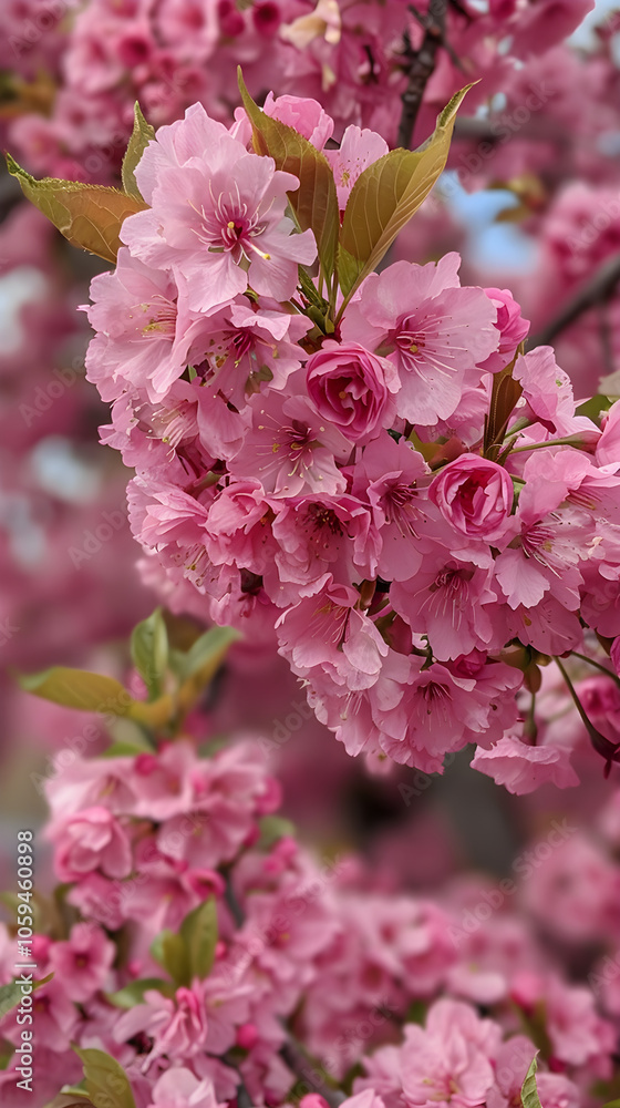 Breathtaking Focus on Kwanza Cherry Tree in Full Bloom- A Testament of Proper Tree Care Breathtaking Focus on Kwanza Cherry Tree in Full Bloom- A Testament of Proper Tree Care
