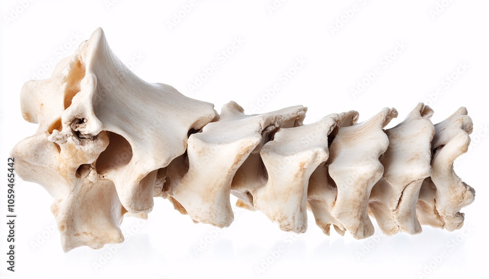 Isolated scapula bone on a solid white background showcasing human anatomy and skeletal structure elegance. Isolated scapula bone on a solid white background showcasing human anatomy and skeletal structure elegance.