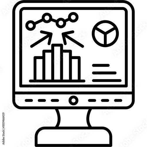 Business analytics Icon