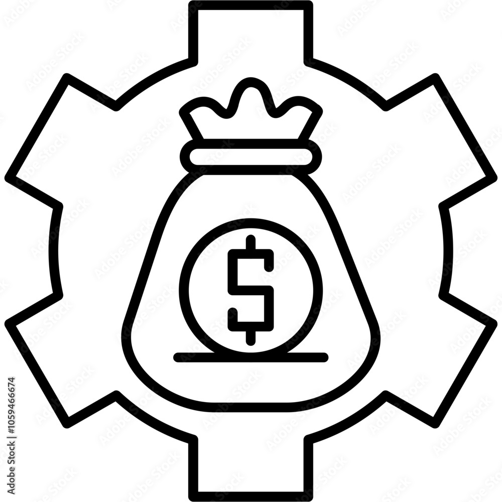 Obraz premium Assets Icon