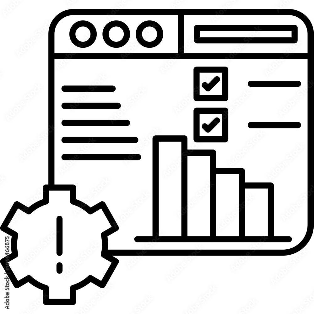 Risk assessment Icon Risk assessment Icon